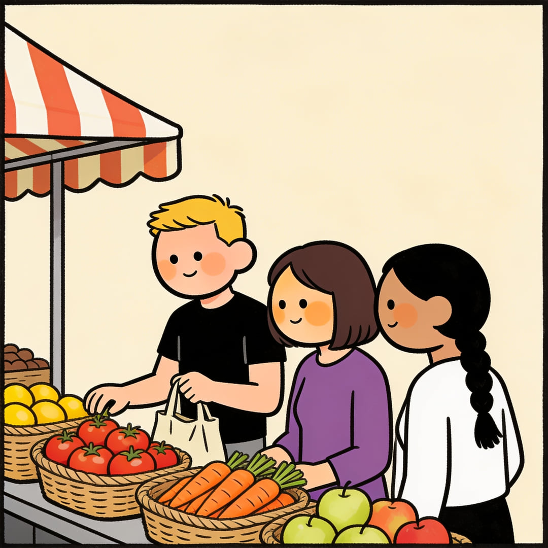 Jackson Heights Greenmarket, New York