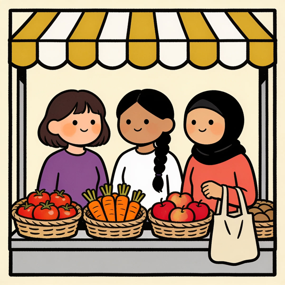 Morningside Park Farmers Market, New York
