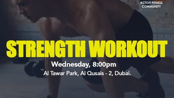AFC Free Strength & Core Workout at Al Tawar Park, Dubai