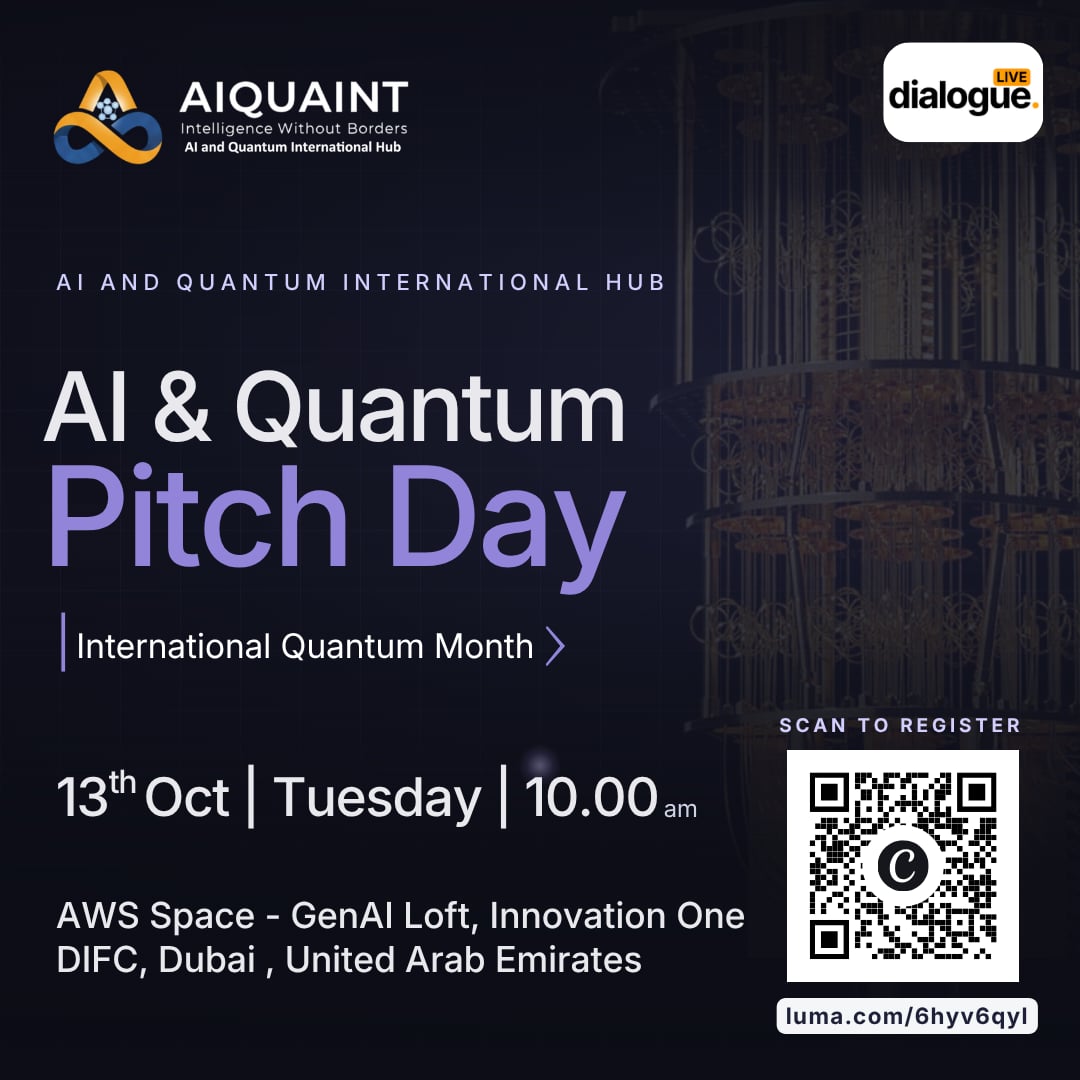 AI & Quantum Pitch Day (International Quantum Month), Dubai