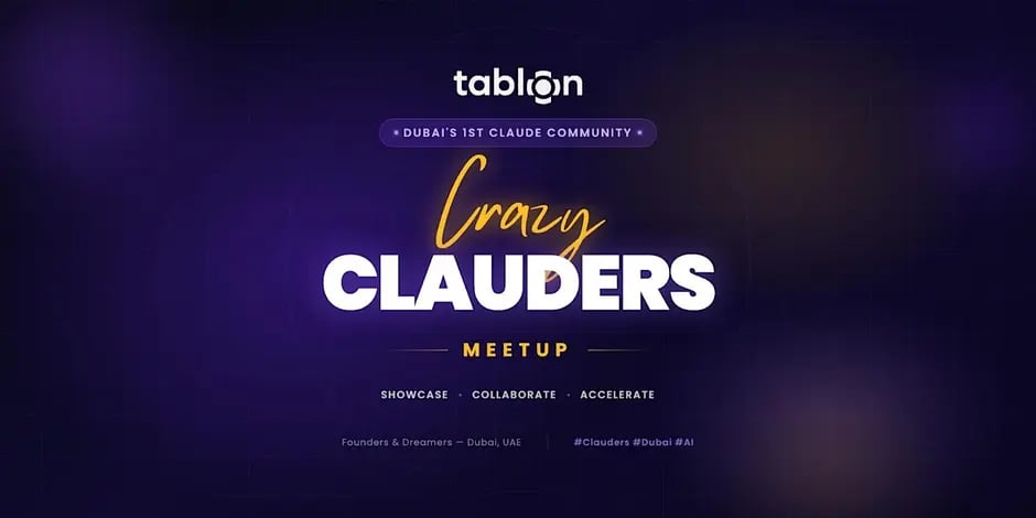 Crazy Clauders: Dubai's first Claude builders meetup, Dubai