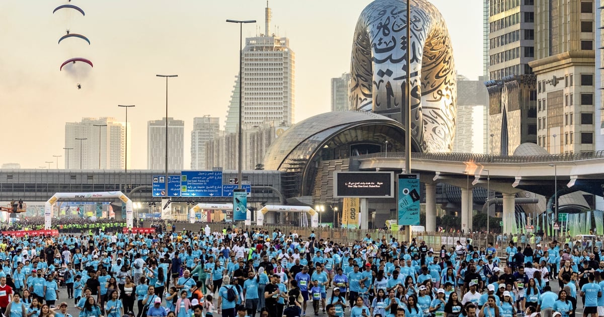 Dubai Run 2026 on Sheikh Zayed Road (Dubai Fitness Challenge), Dubai
