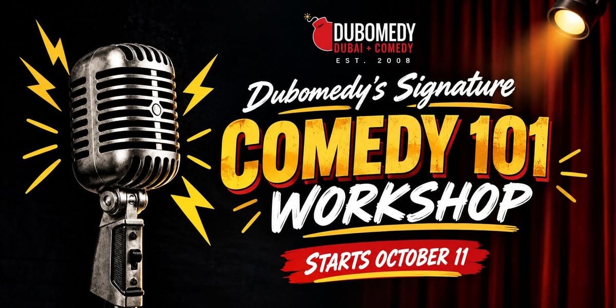 Dubomedy's Comedy 101 workshop, Dubai
