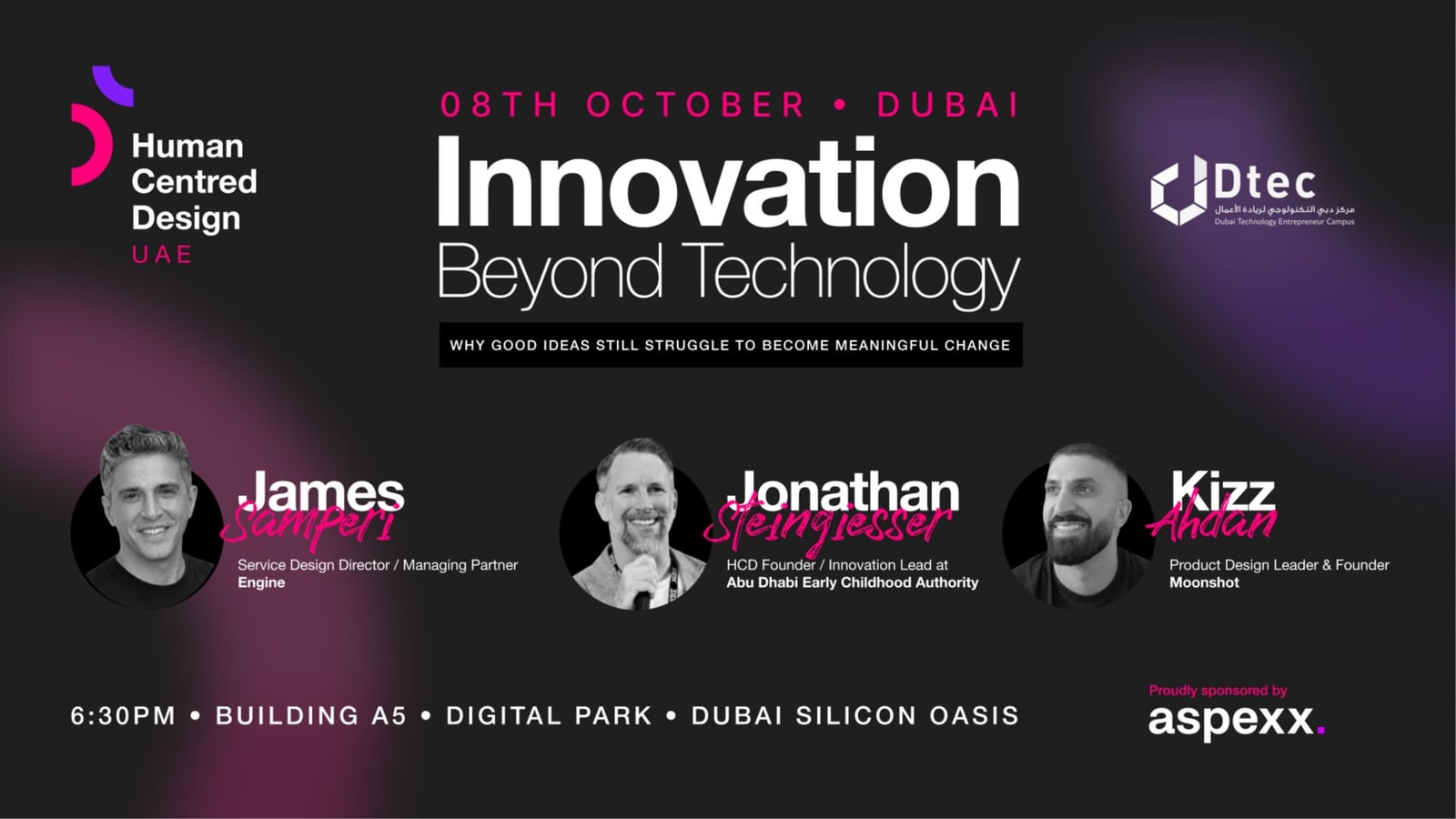 HCD UAE Meetup: Innovation Beyond Technology, Dubai