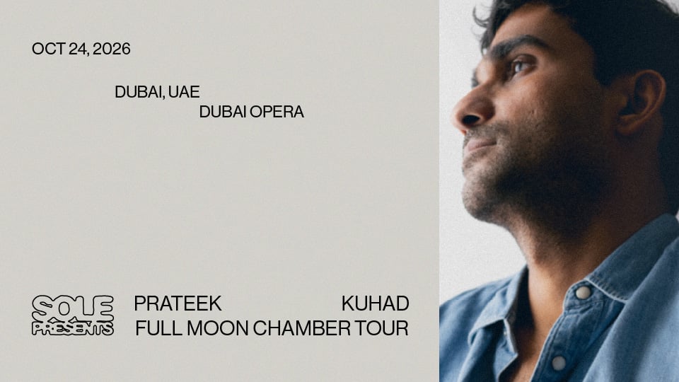 Sole Presents Prateek Kuhad – Full Moon Chamber Tour, Dubai