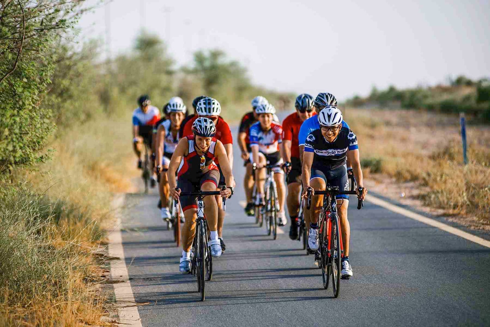 Sunday morning Al Qudra road ride, Dubai