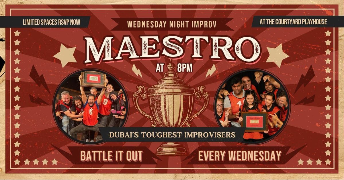 Wednesday night improv: Maestro, Dubai