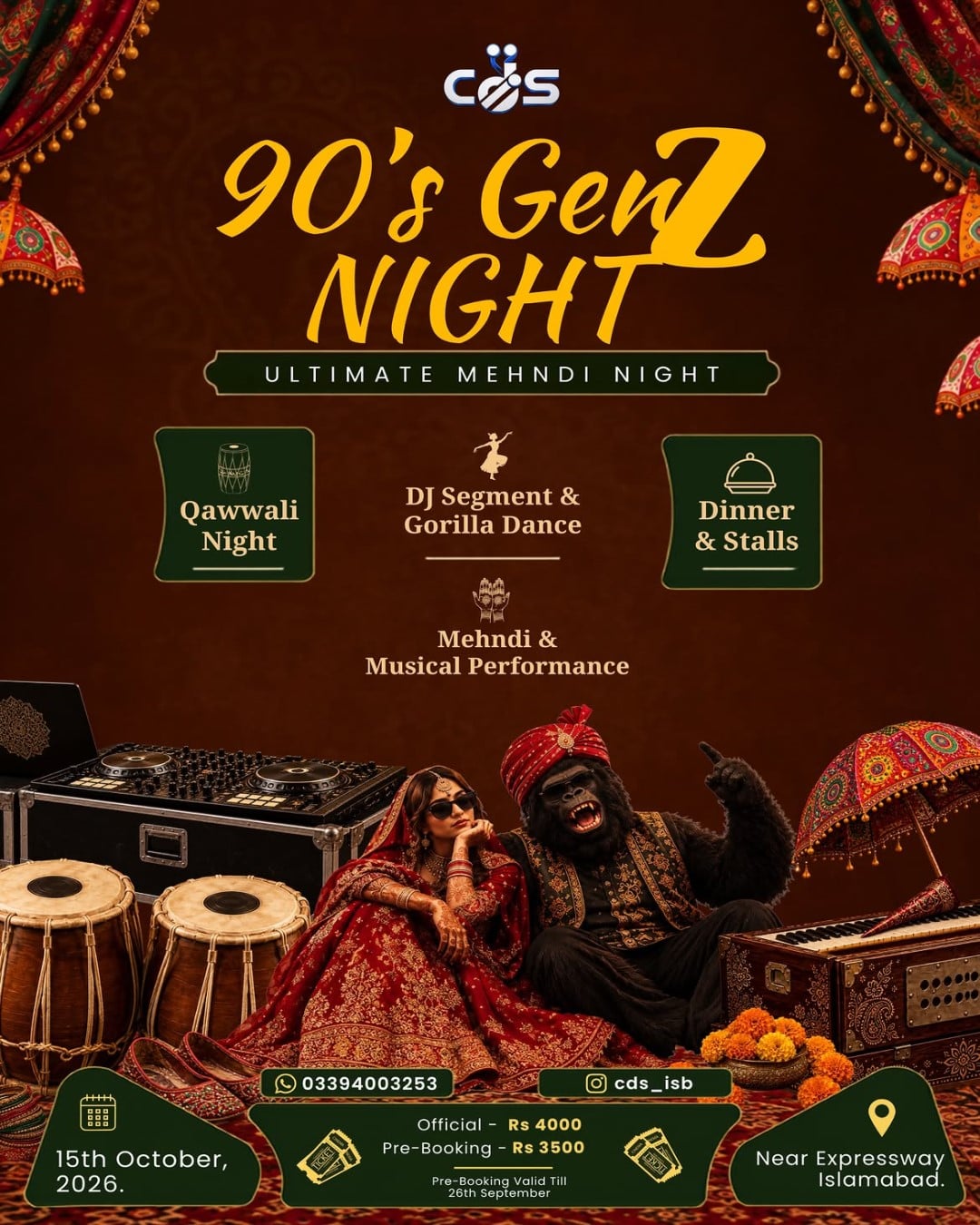 90’s GenZ Night, Islamabad
