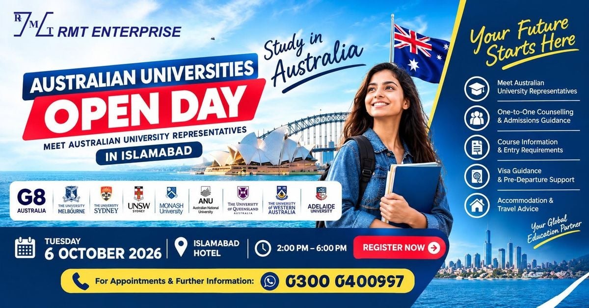 Australian Universities Open Day (study-abroad fair), Islamabad