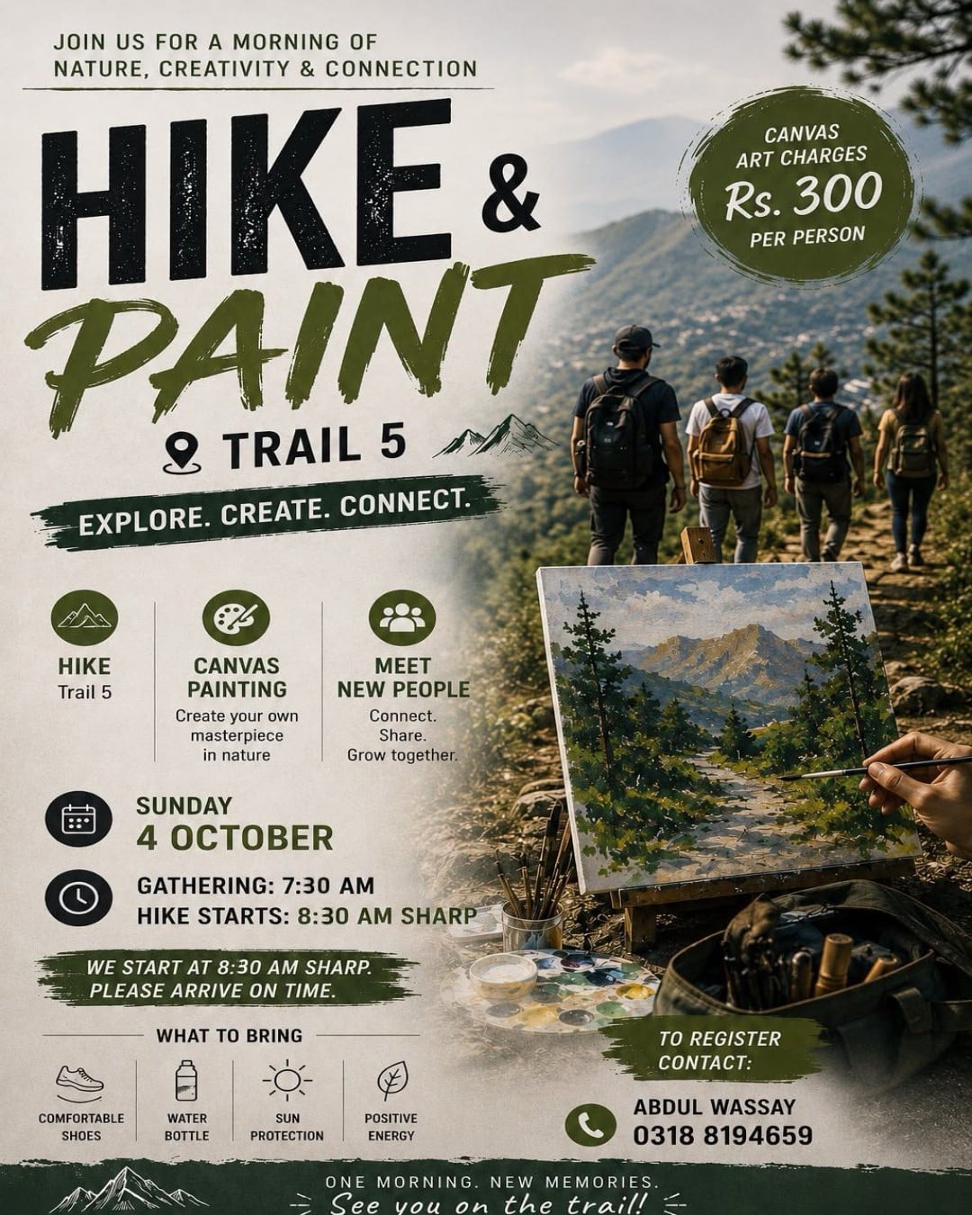Hike & Paint on Trail 5, Islamabad