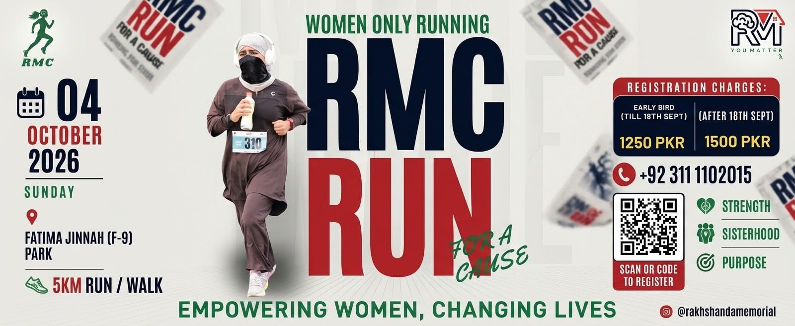 RM Girls Run 2026 — women's 5K for a cause, Islamabad
