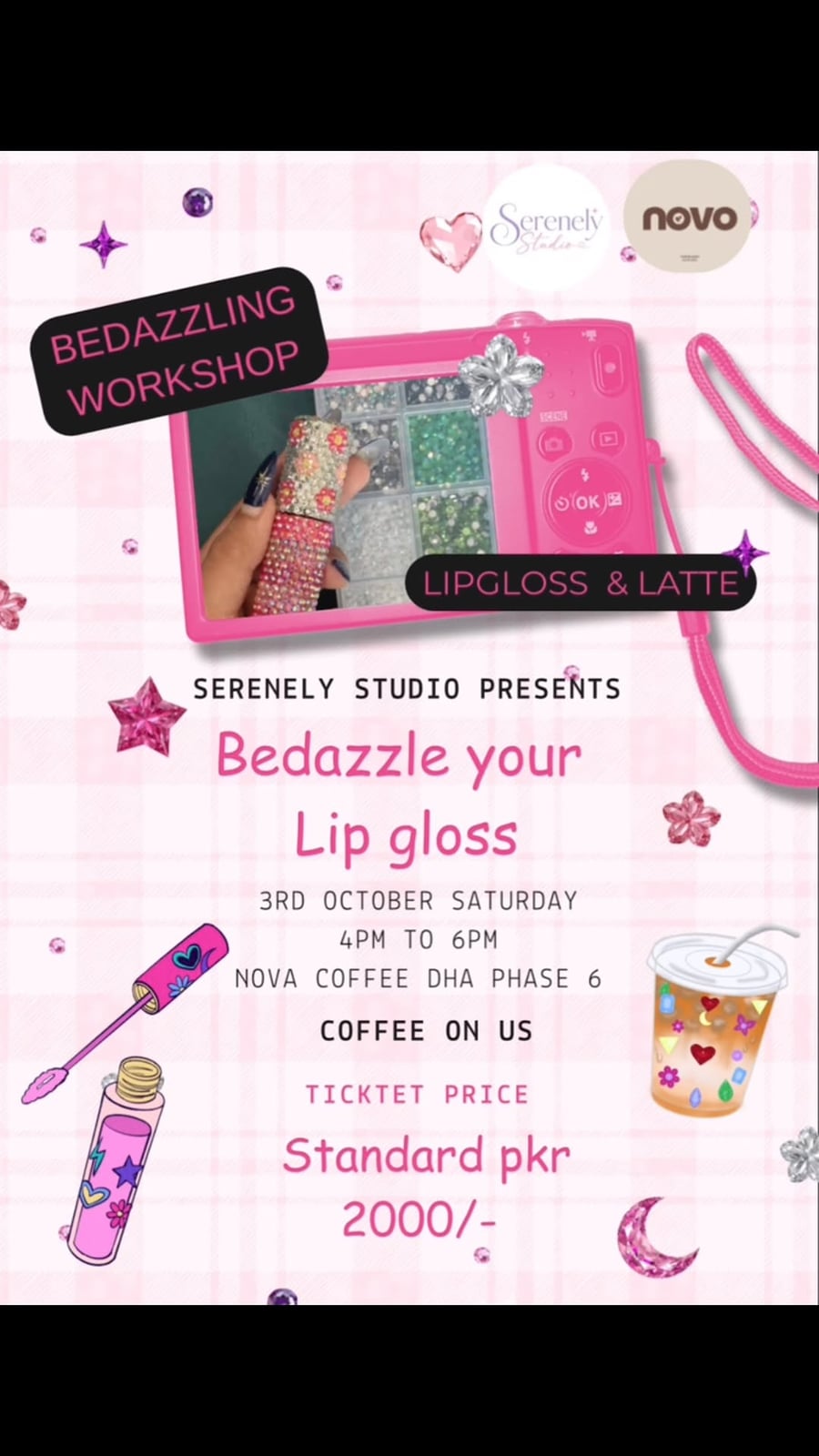 Bedazzle Your Lip Gloss (Serenely Studio), Karachi
