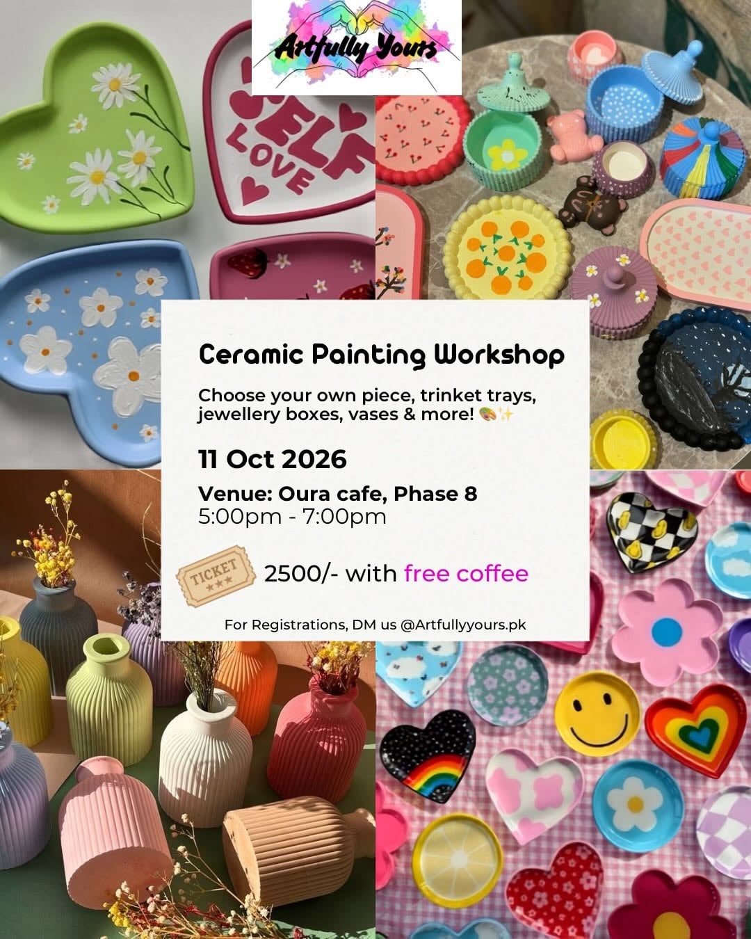 Ceramic Painting Workshop at Oura (Artfully Yours), Karachi