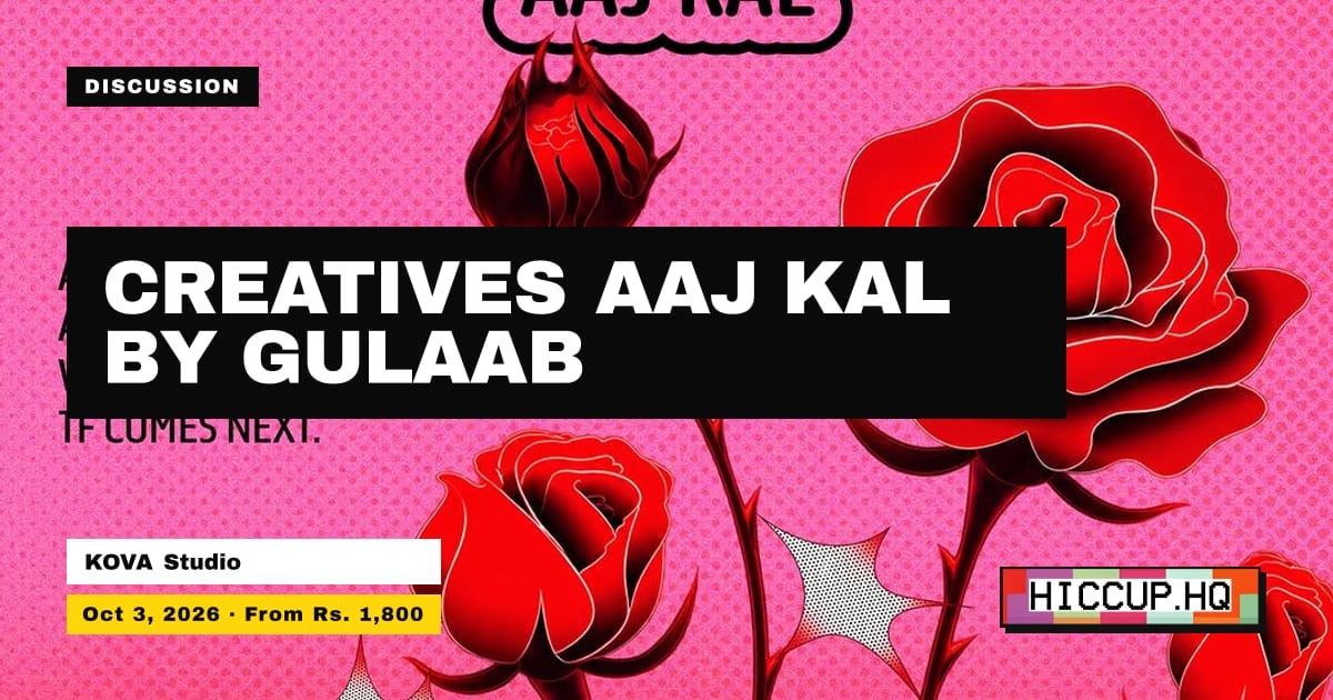 Creatives Aaj Kal by Gulaab, Karachi