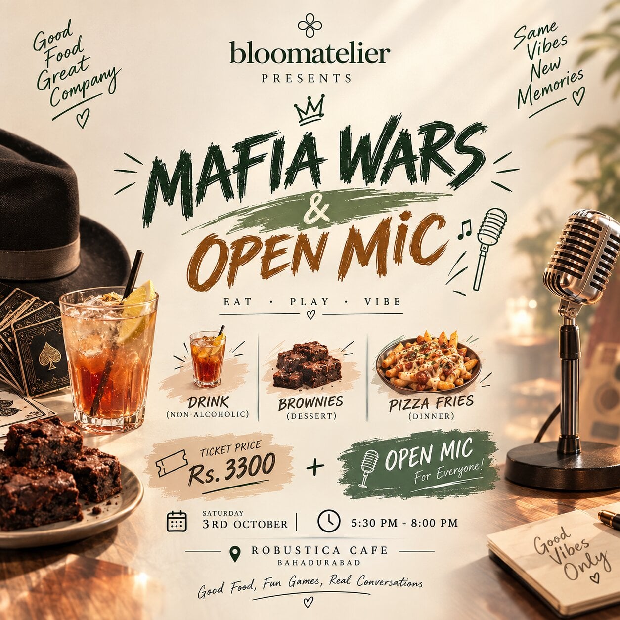 Mafia War and Open Mic, Karachi
