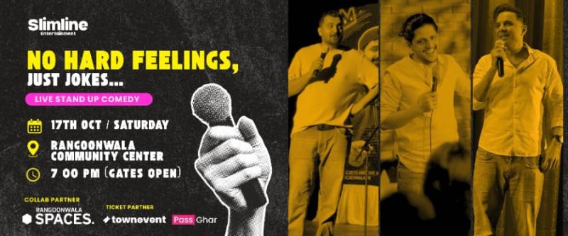 No Hard Feelings, Just Jokes... Standup Comedy, Karachi