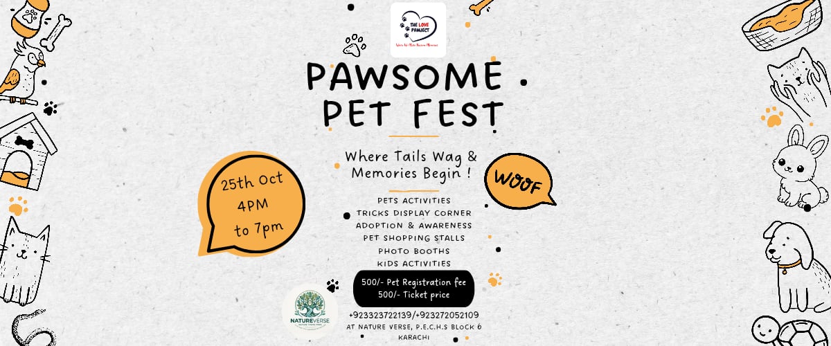 Pawsome Pet Fest, Karachi