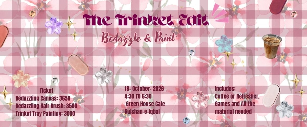 The Trinket Edit: bedazzle and trinket-tray painting, Karachi