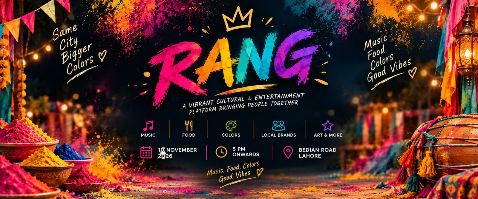 Rang 0.1 — Lahore colour festival, Lahore