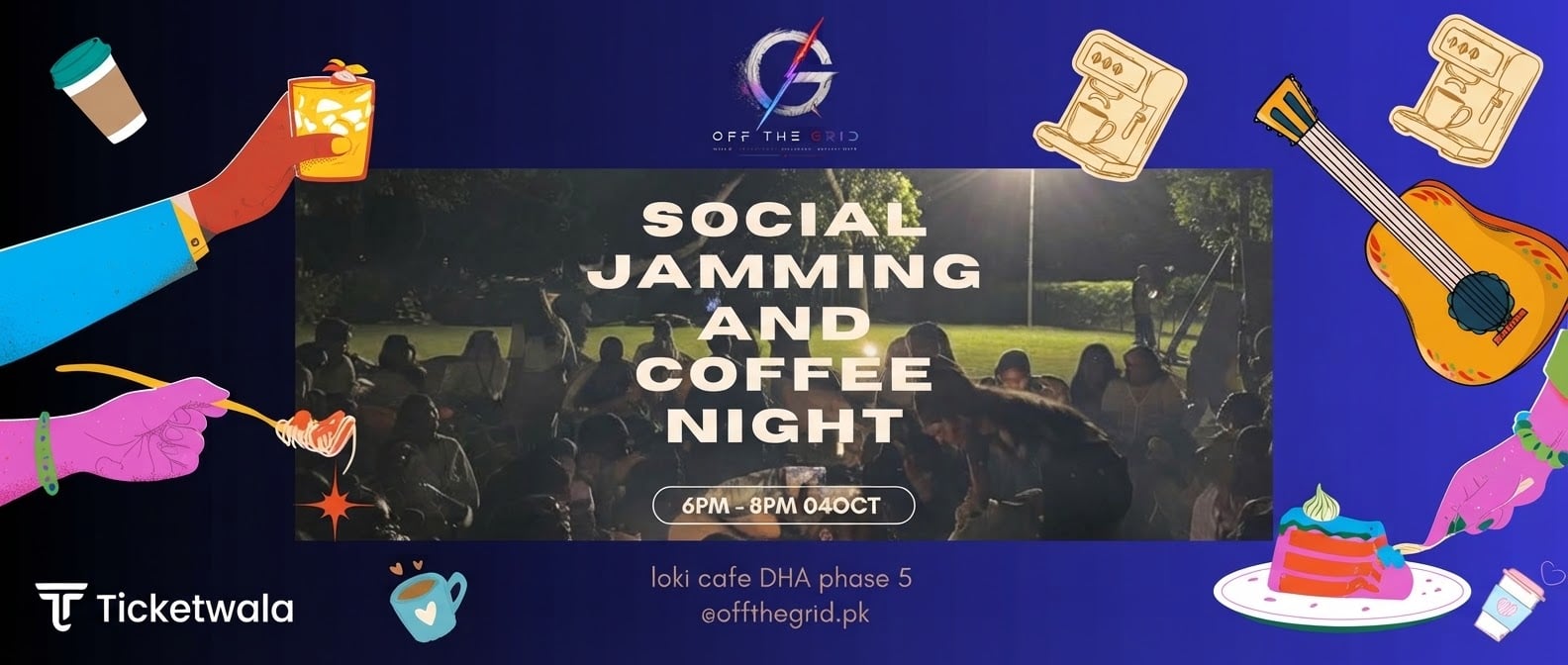 Social Jamming and Coffee Night, Lahore