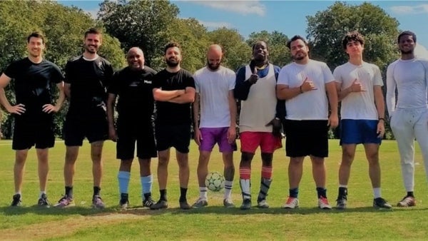Cosmos Social free Sunday football, Hyde Park, London