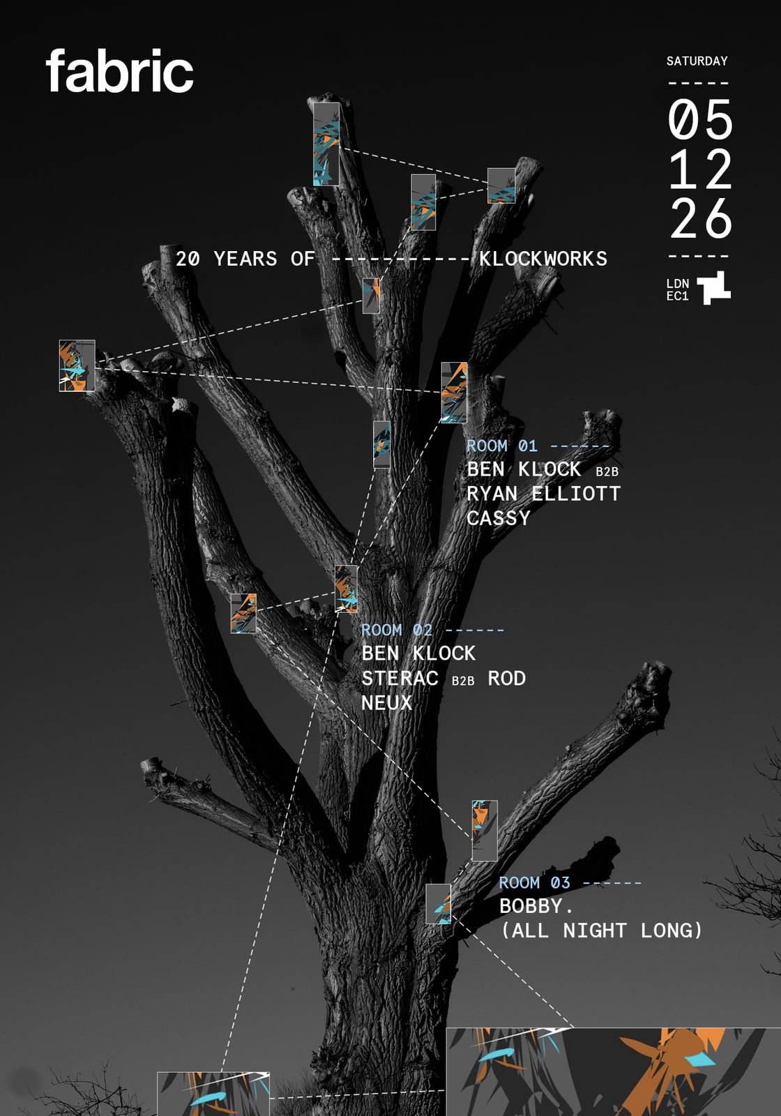 fabric x 20 Years of Klockworks: Ben Klock b2b Ryan Elliott, London