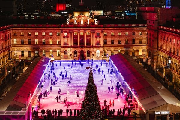 Skate at Somerset House (opening day), London