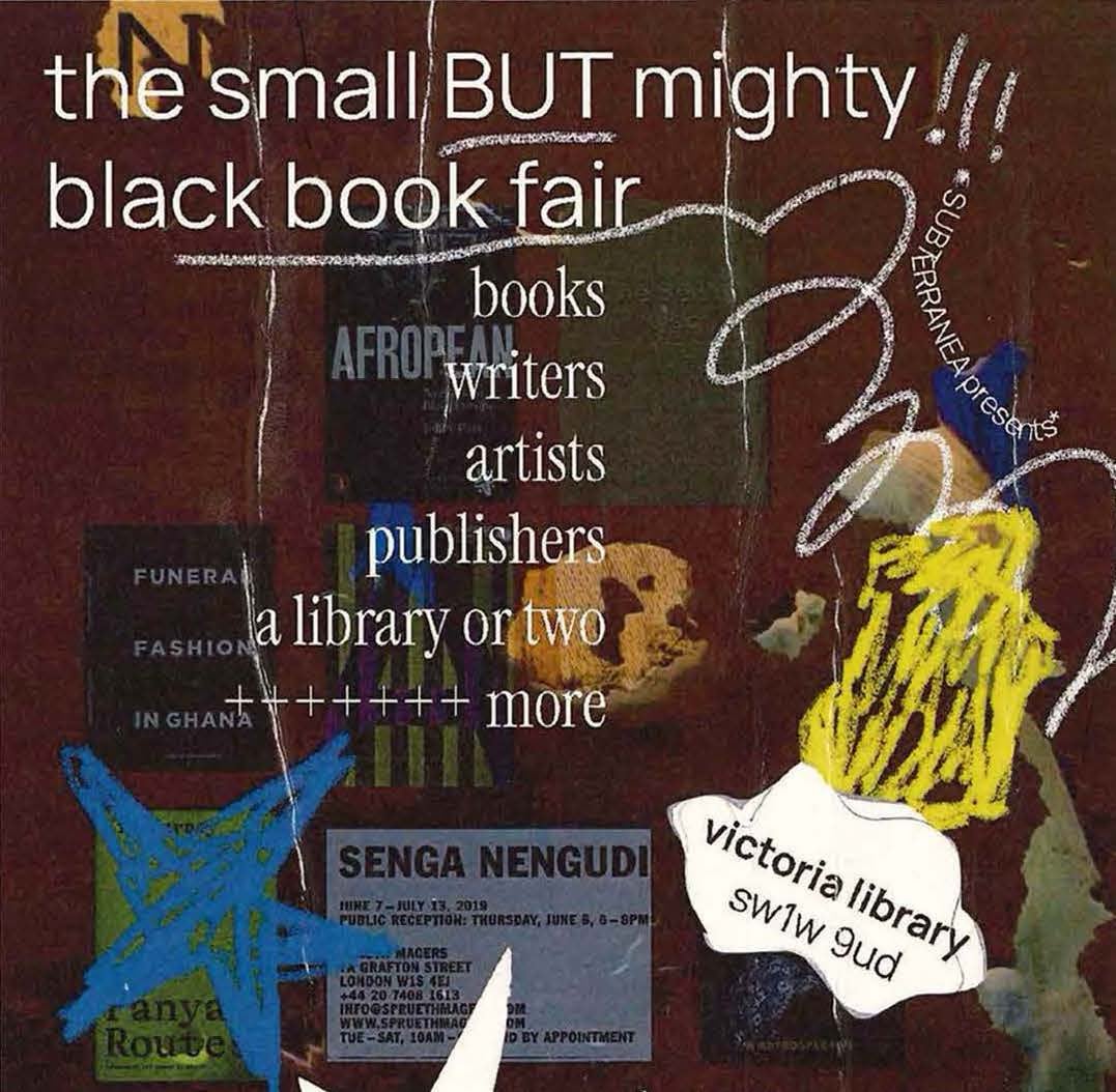 small BUT mighty black book fair, London