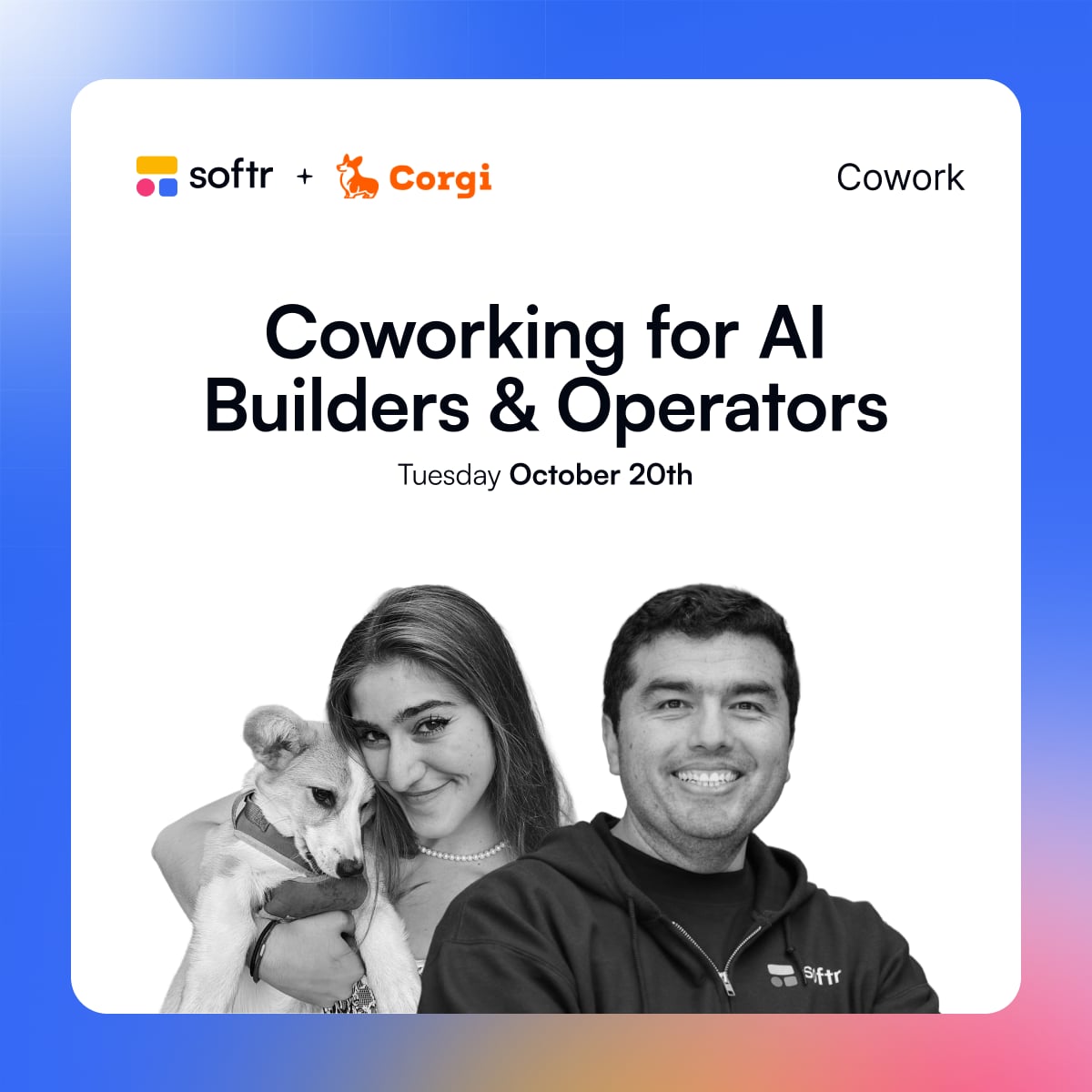 Softr + Corgi: Coworking for AI Builders & Operators, London
