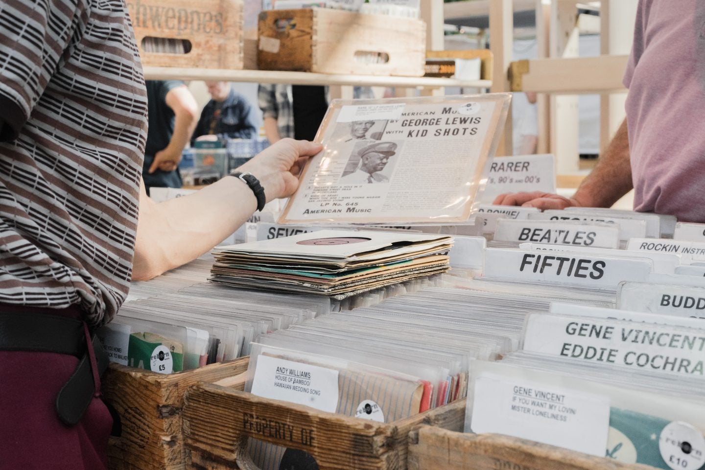 Spitalfields Vinyl Market, London