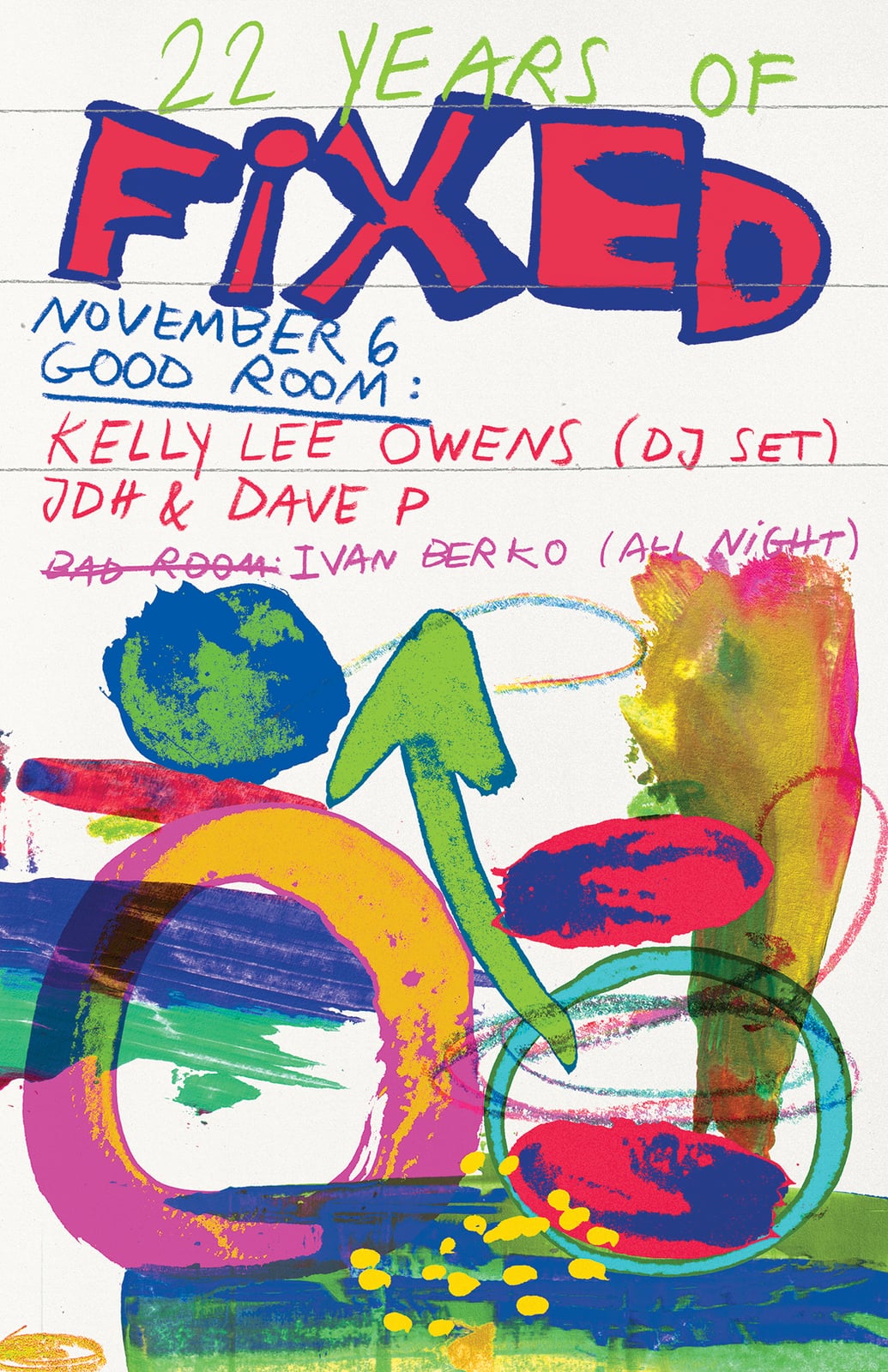 22 Years of FIXED ft Kelly Lee Owens (DJ set), JDH & Dave P, New York