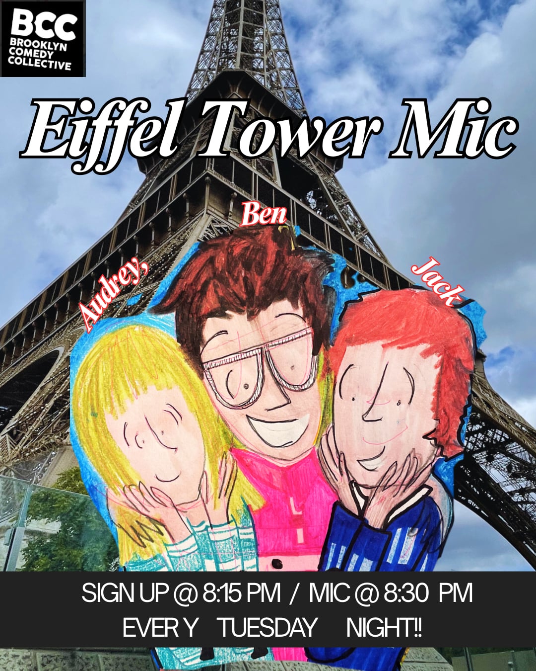 Eiffel Tower Mic: free anything-goes open mic, New York