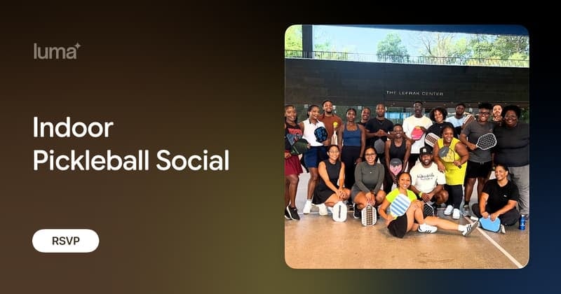 Indoor Pickleball Social (Volley and Vibe), New York