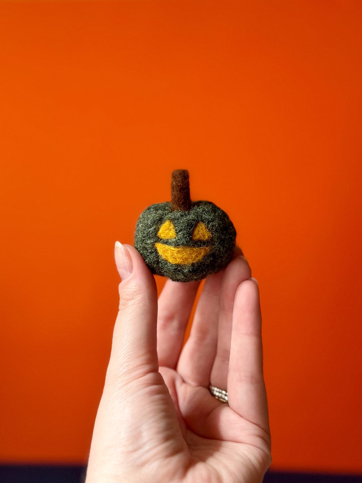 Needle-felted pumpkins (Brooklyn Brainery), New York