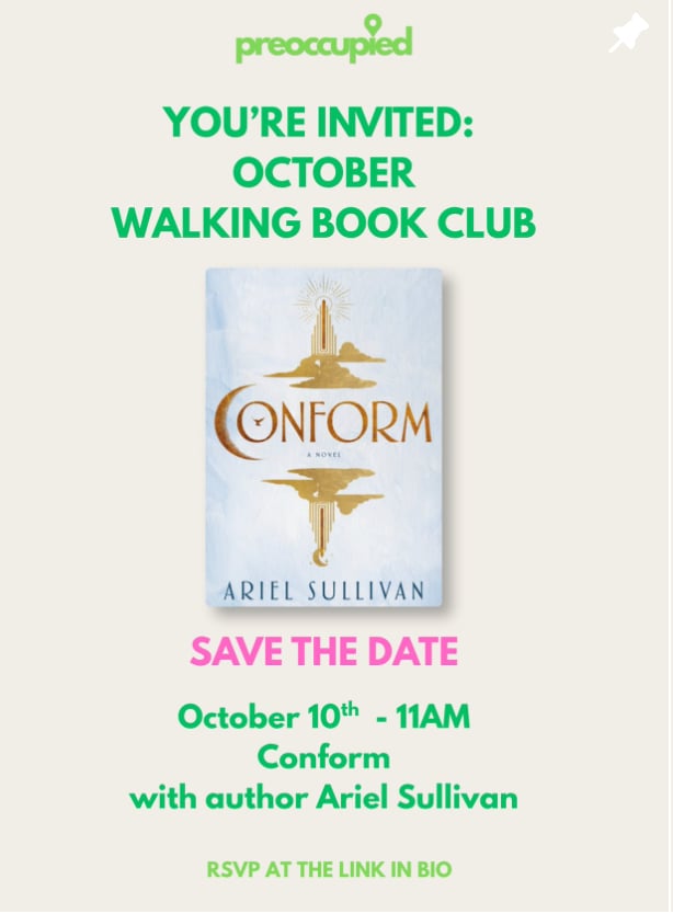 NYC Walking Book Club with Ariel Sullivan, New York