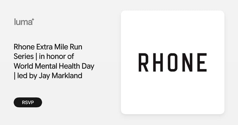 Rhone Extra Mile Run Series at Hudson Yards, New York
