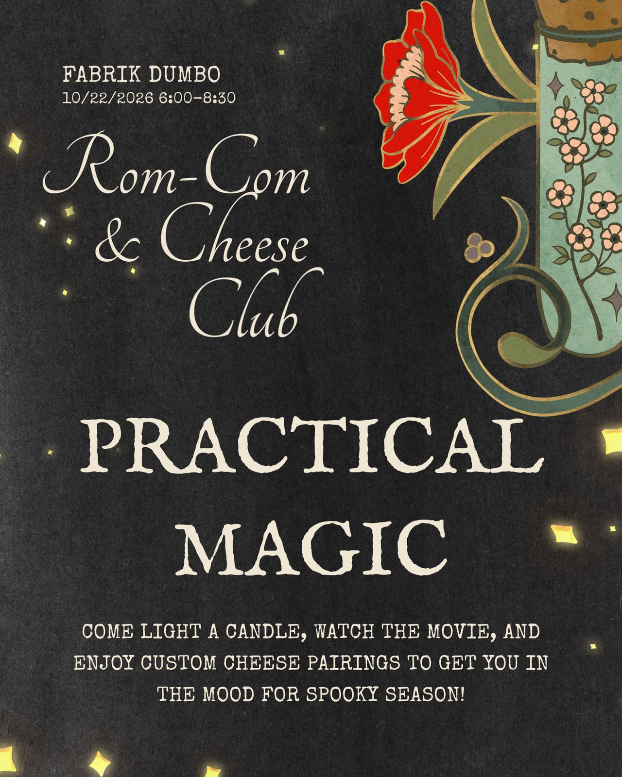Rom-Com & Cheese Club: PRACTICAL MAGIC, New York
