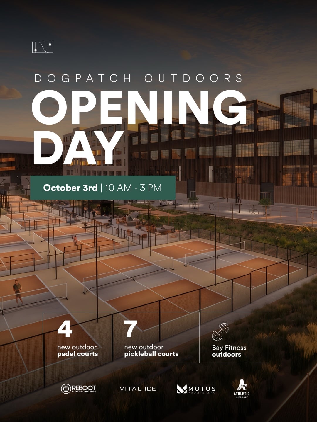 Bay Padel Dogpatch Outdoor Soft Opening Day, San Francisco