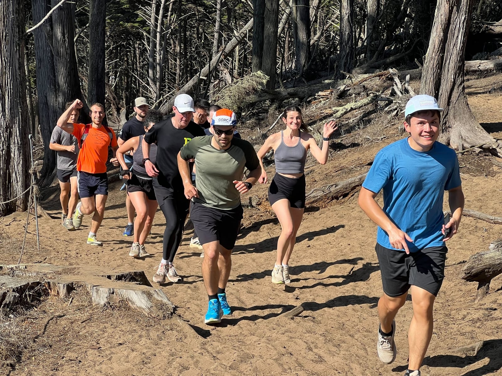 Golden Gate Running Club Sunday fun run, San Francisco