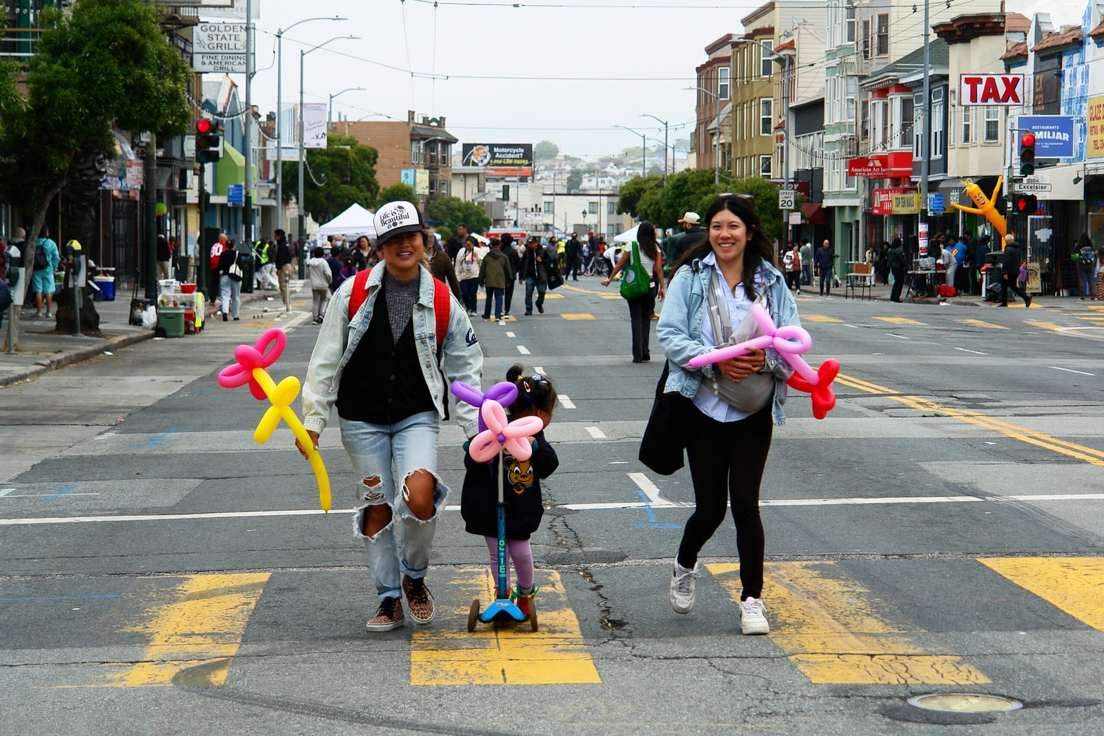 Sunday Streets Excelsior: car-free season finale, San Francisco