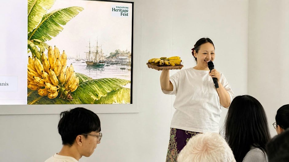 Baking Singapore's banana pie with Dona Manis, Singapore