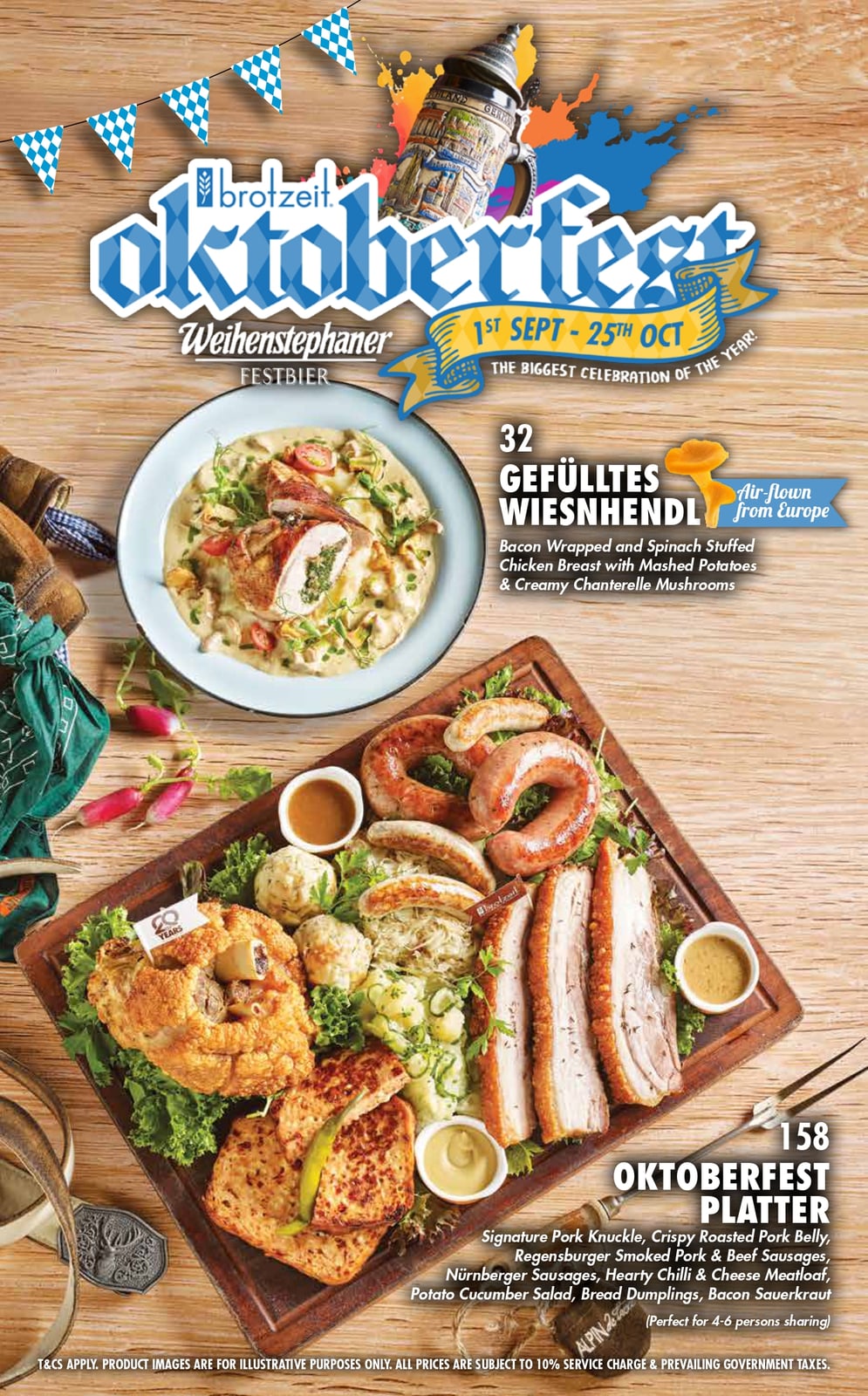 Brotzeit Oktoberfest Frühschoppen brunch, Singapore