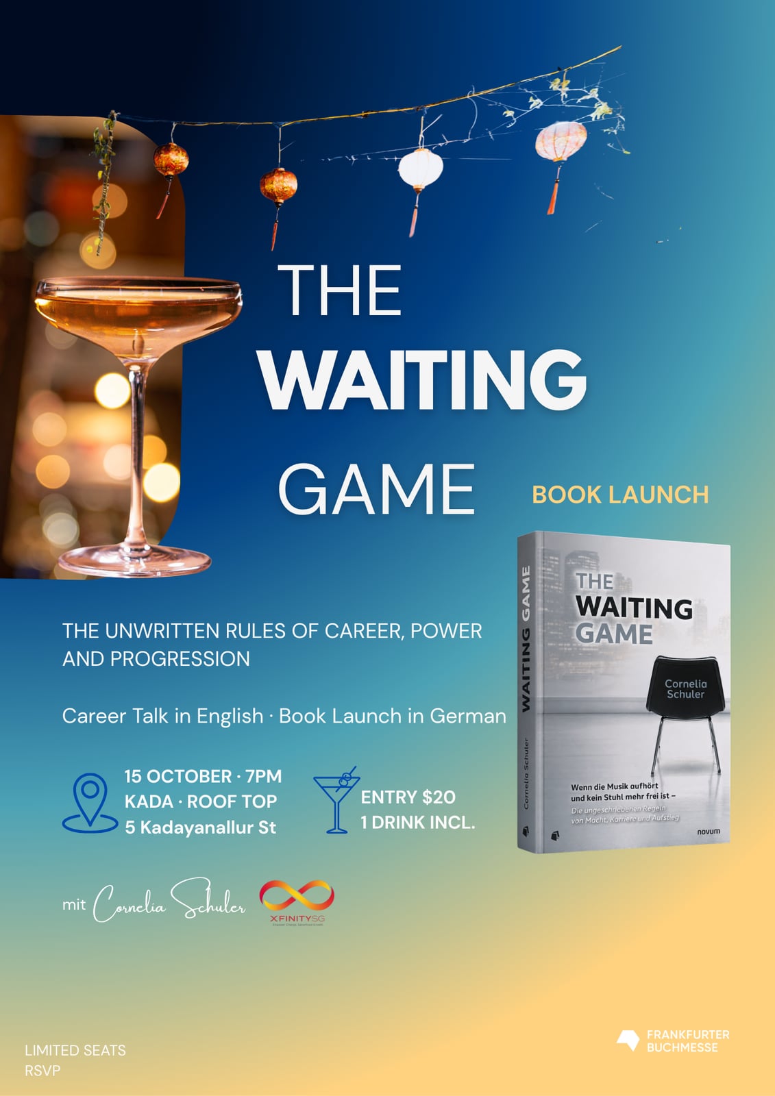 Career Talk & Book Launch: The Waiting Game, Singapore