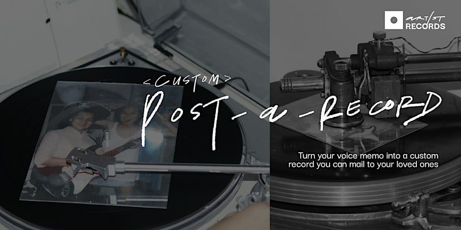 Custom Postcard Record workshop (ART/ST Records), Singapore
