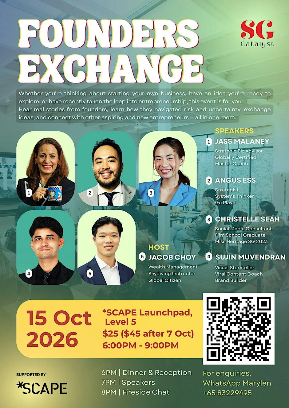 Founders Exchange, Singapore