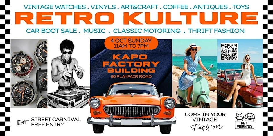 RetroKulture Sunday at Kapo Factory, Singapore