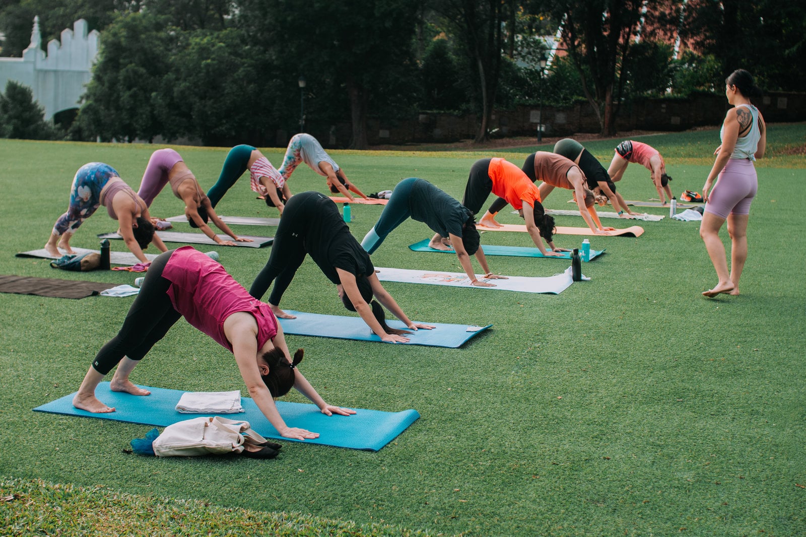 Yoga for a Change: Fort Canning Green, Singapore